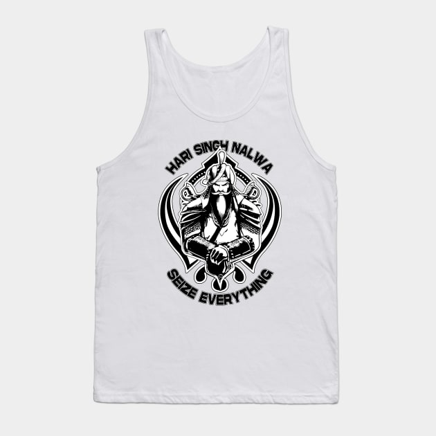 Hari Singh Nalwa Tank Top by George Emmanual Art